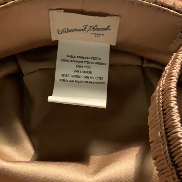 Universal Thread Fall Camel Adjustable Felt Captain Hat - Picture 3 of 11